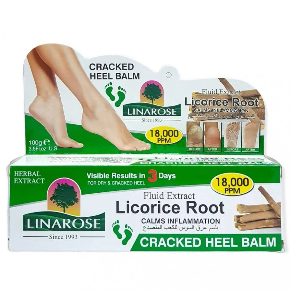 Lina Rose Licorice Balm for Cracked Heels 100g – authentic body care in Oman