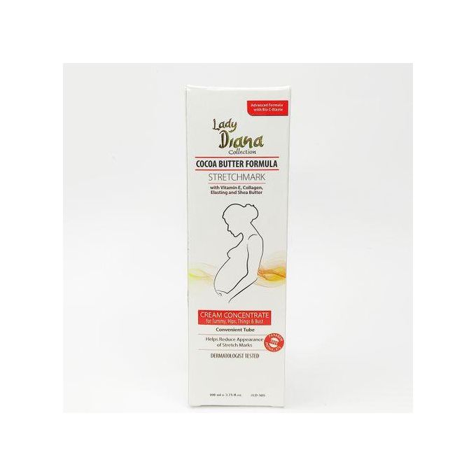 Lady Diana Cocoa Butter Stretch Mark Cream 100ml – authentic body care in Oman