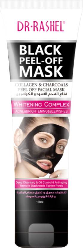 Dr. Rashel Charcoal Blackhead Peel-Off Mask 100ml – authentic skincare in Oman