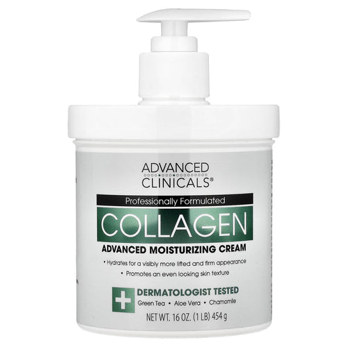 Advanced Clinicals Collagen Moisturizing Cream – authentic skincare in Oman