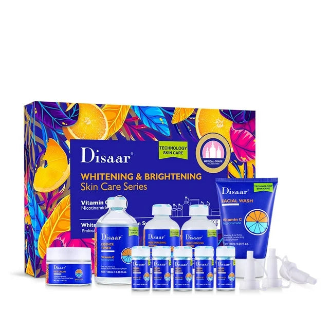 Disaar Vitamin C & Niacinamide 10-Piece Skincare Set – authentic skincare in Oman