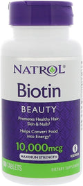 Natrol Biotin Maximum Strength 10,000 mcg – authentic wellness supplement in Oman