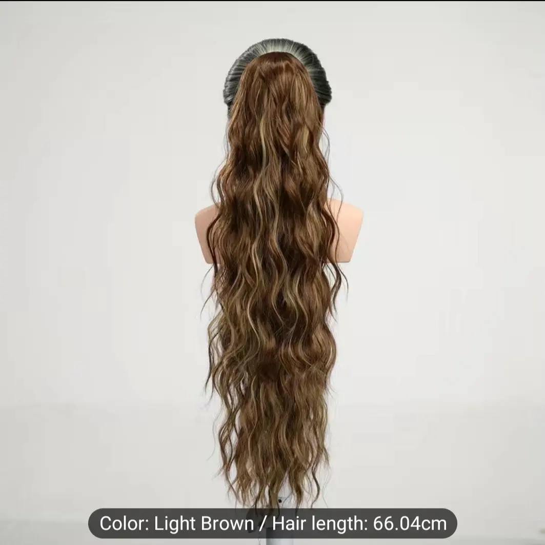 Drawstring Wrap-Around Ponytail Hair Extension – authentic hair accessory in Oman