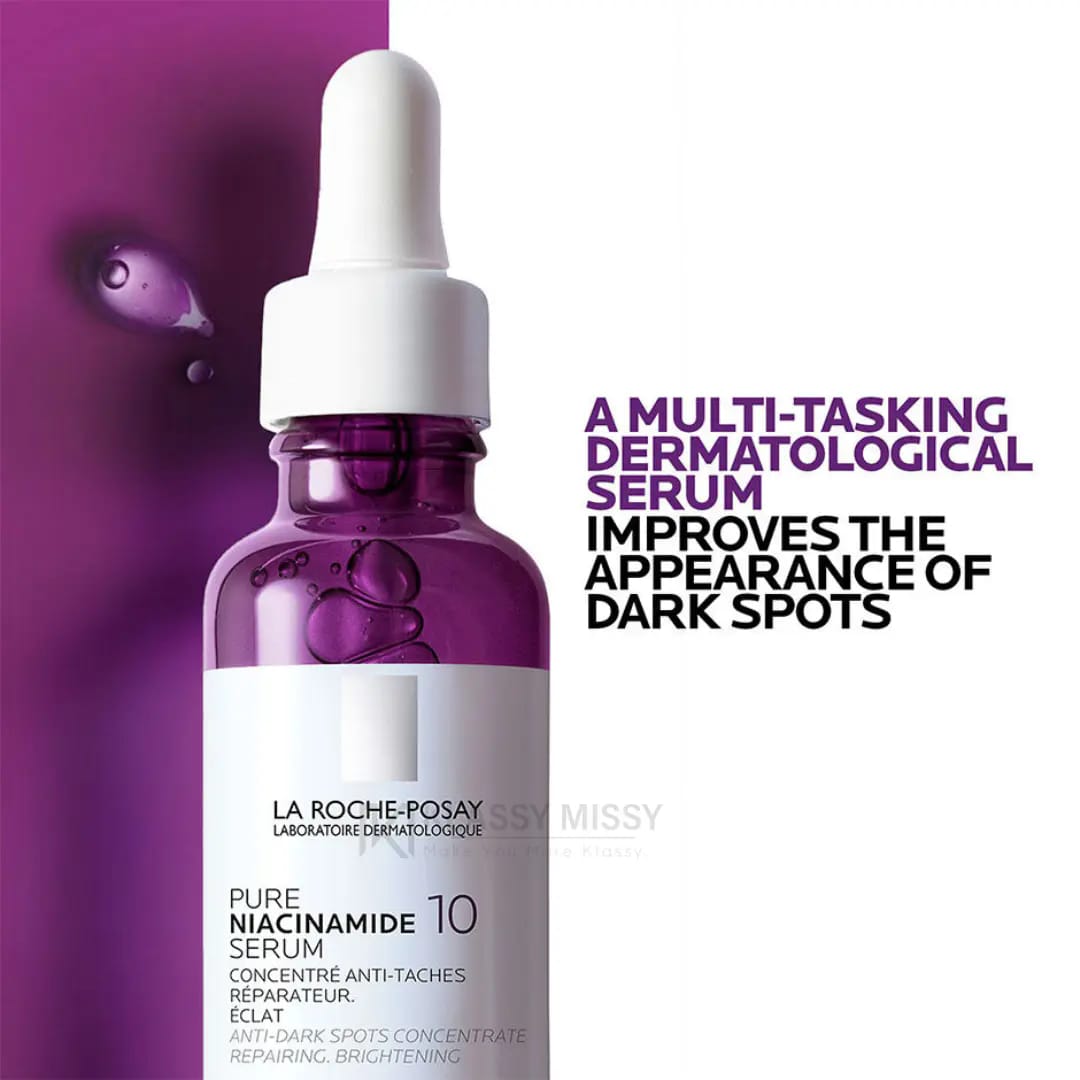 La Roche-Posay Pure Niacinamide 10 Serum 30ml – authentic skincare in Oman