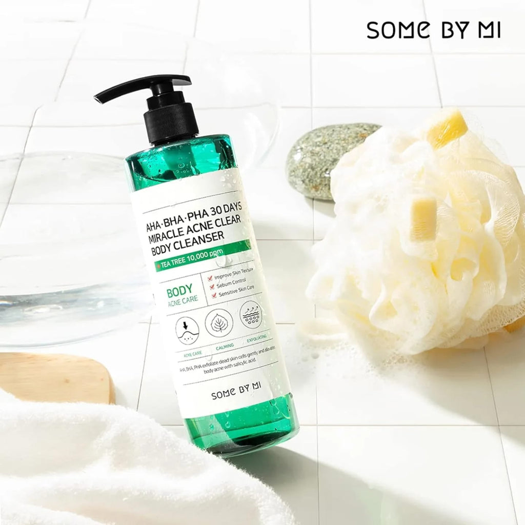 SOME BY MI AHA BHA PHA 30 Days Miracle Acne Body Cleanser – authentic Korean skincare in Oman