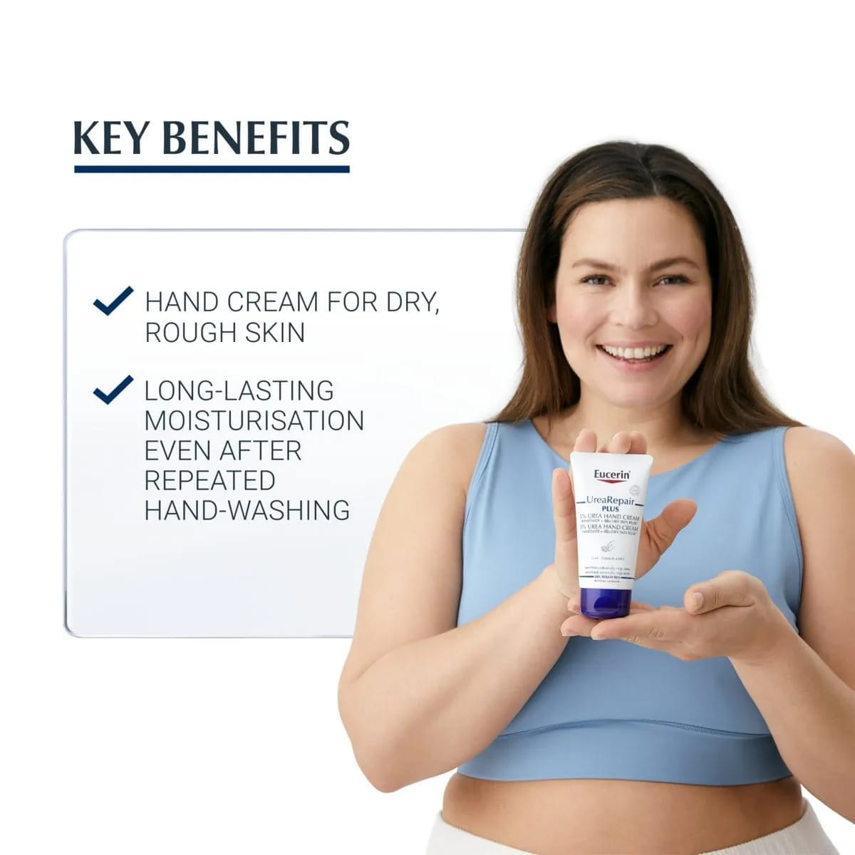 Eucerin Urea Repair Plus 5% Urea Hand Cream 75ml – authentic body care in Oman