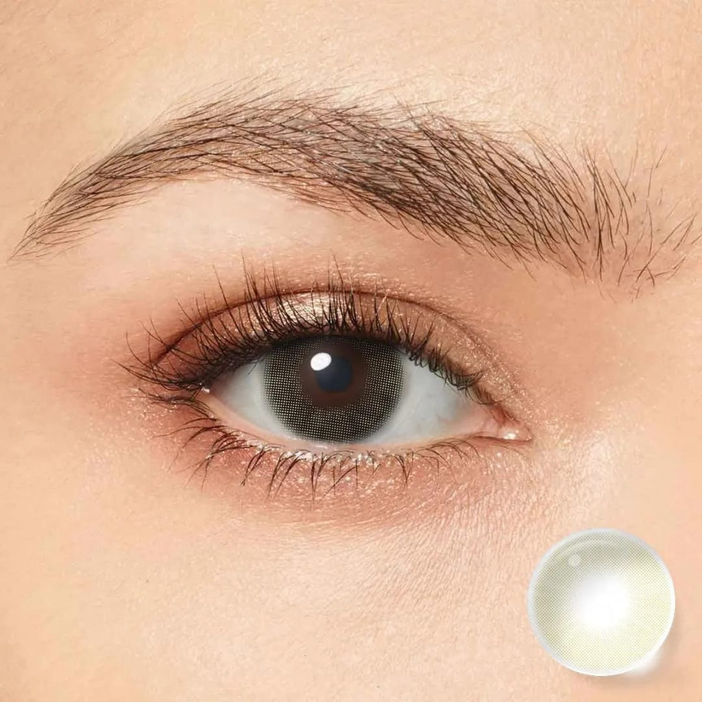 Natural Beauty Cosmetic Contact Lenses Ochre