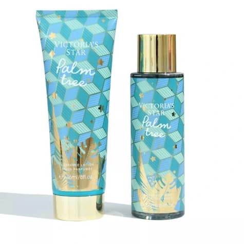 Palm Tree Bath Loofah 2-Piece Set – authentic body care in Oman