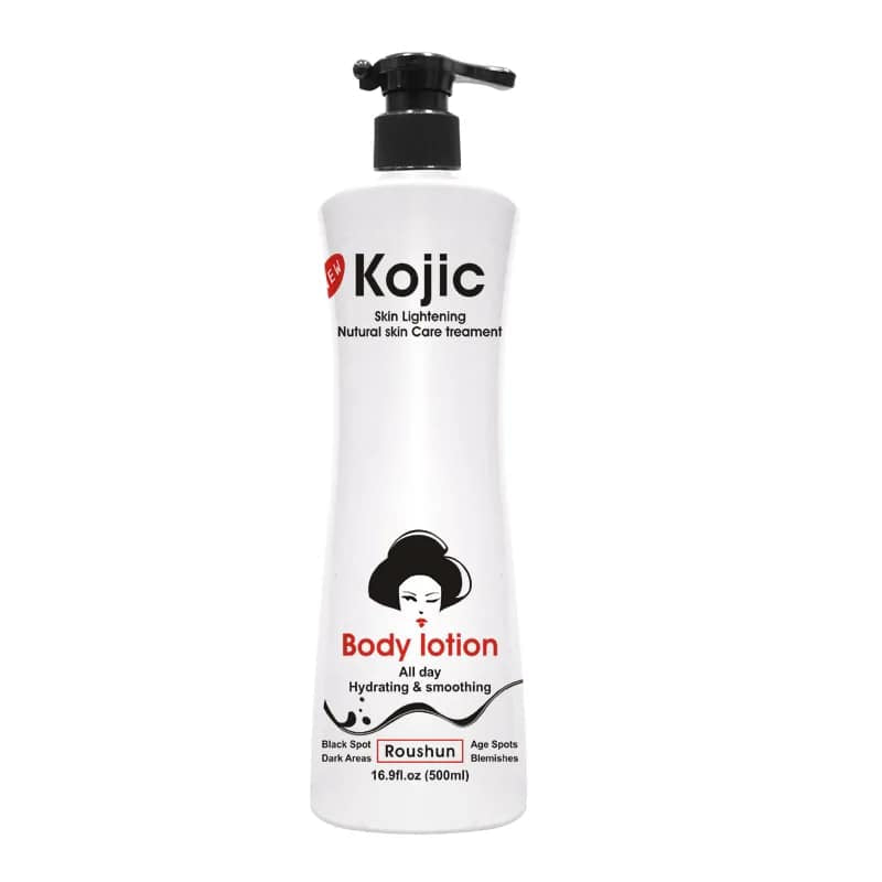 Roushun Kojic Brightening Body Lotion – authentic body care in Oman
