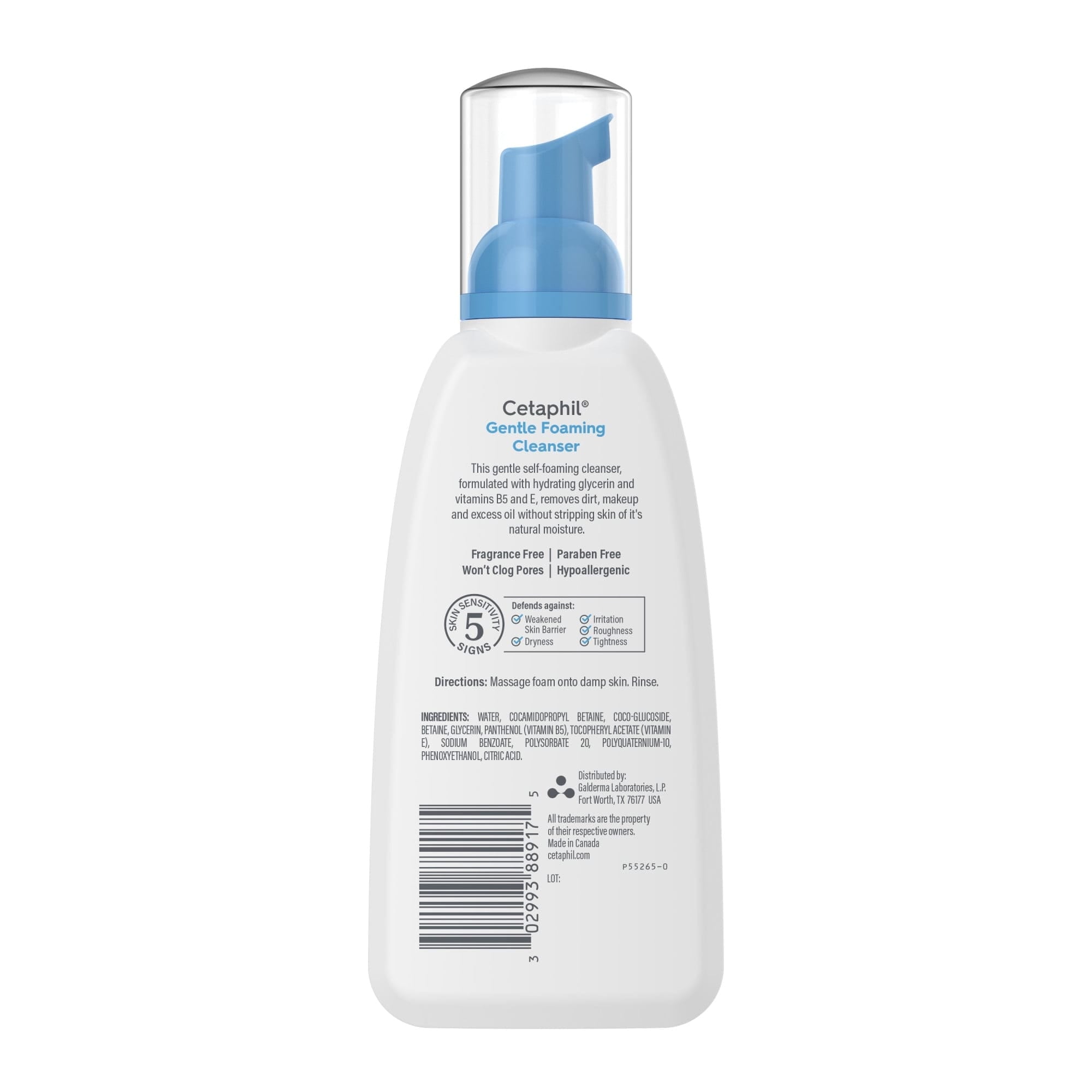 Cetaphil - Gentle Foaming Cleanser - For All Skin Types - 236 ml