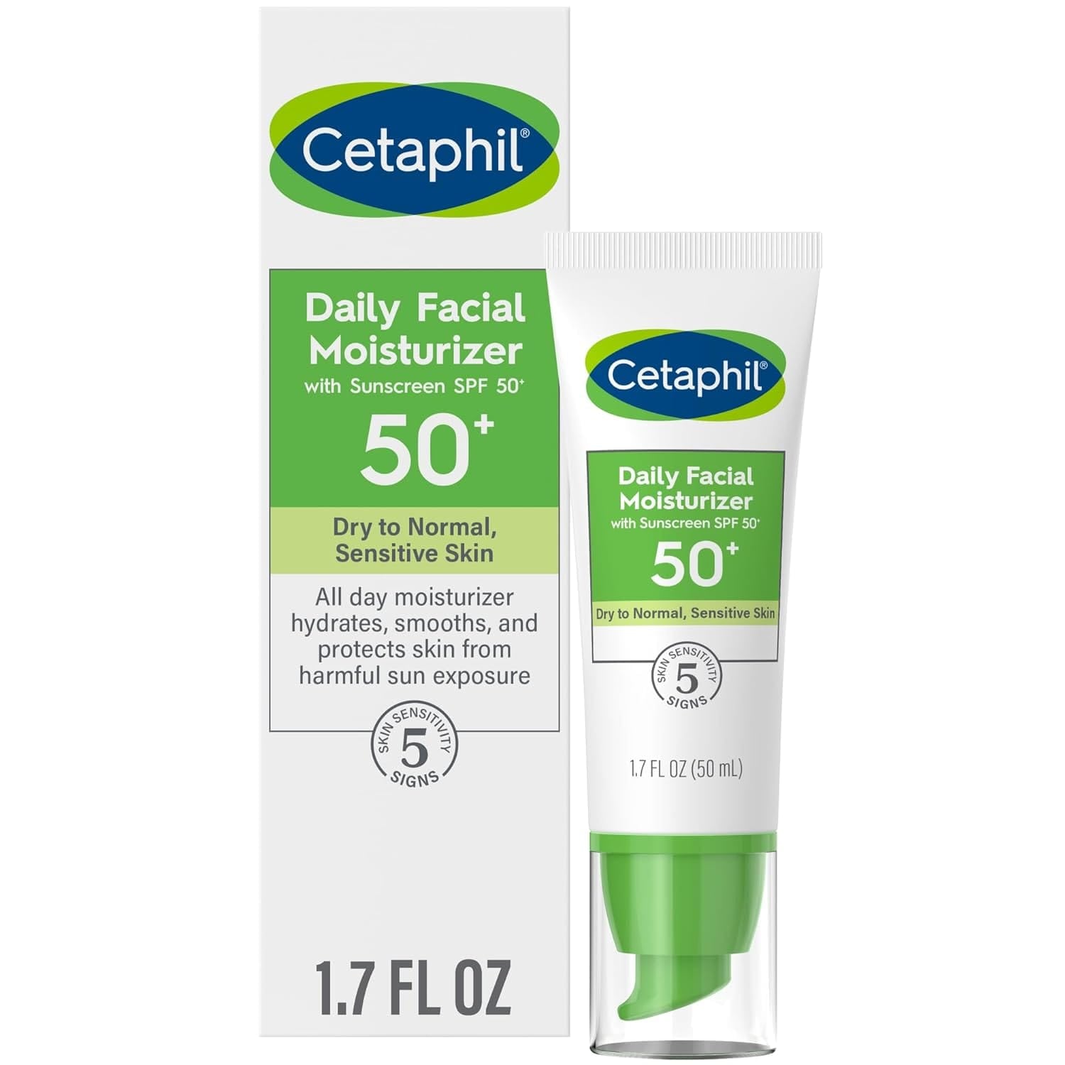 Cetaphil Daily Facial Moisturizer SPF 50 – authentic skincare in Oman