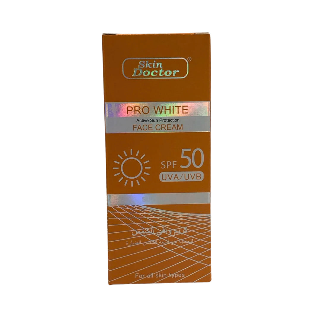 Skin Doctor Pro White Face Cream SPF 50 – authentic skincare in Oman