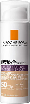 La Roche-Posay Anthelios Pigment Correct SPF 50+ Light 50ml – authentic sunscreen in Oman