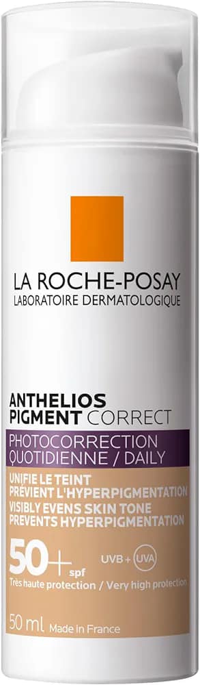 La Roche-Posay Anthelios Pigment Correct SPF 50+ Light 50ml – authentic sunscreen in Oman