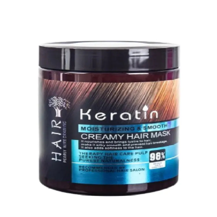 Blue Creamy Keratin Hair Mask Treatment 500ml – authentic haircare in Oman