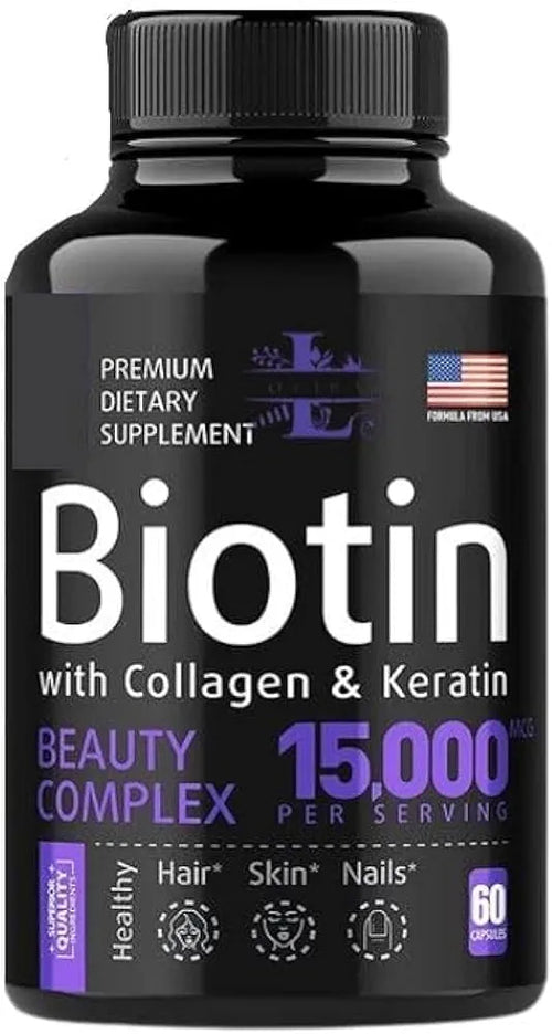 Biotin with Collagen & Keratin Beauty Complex – authentic wellness supplement in Oman