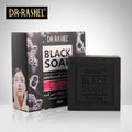 Dr. Rashel Black Soap with Collagen & Charcoal 100g – authentic skincare in Oman