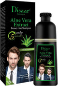 Disaar Aloe Vera Brown Hair Color Shampoo 400ml – authentic haircare in Oman