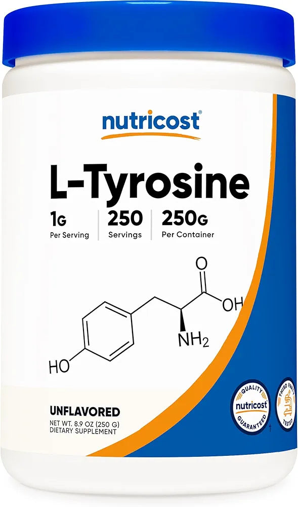 L-Tyrosine powder – authentic wellness supplement in Oman