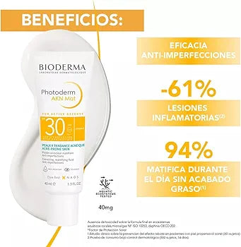 Bioderma Photoderm AKN Mat SPF 30