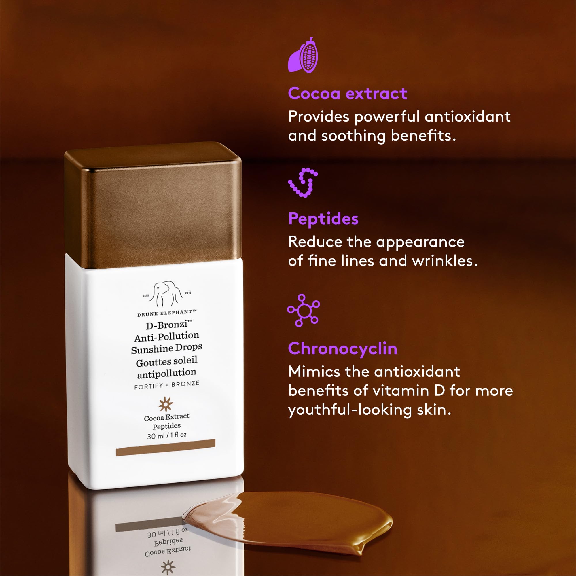 Drunk Elephant D-Bronzi Anti-Pollution Drops – authentic skincare in Oman