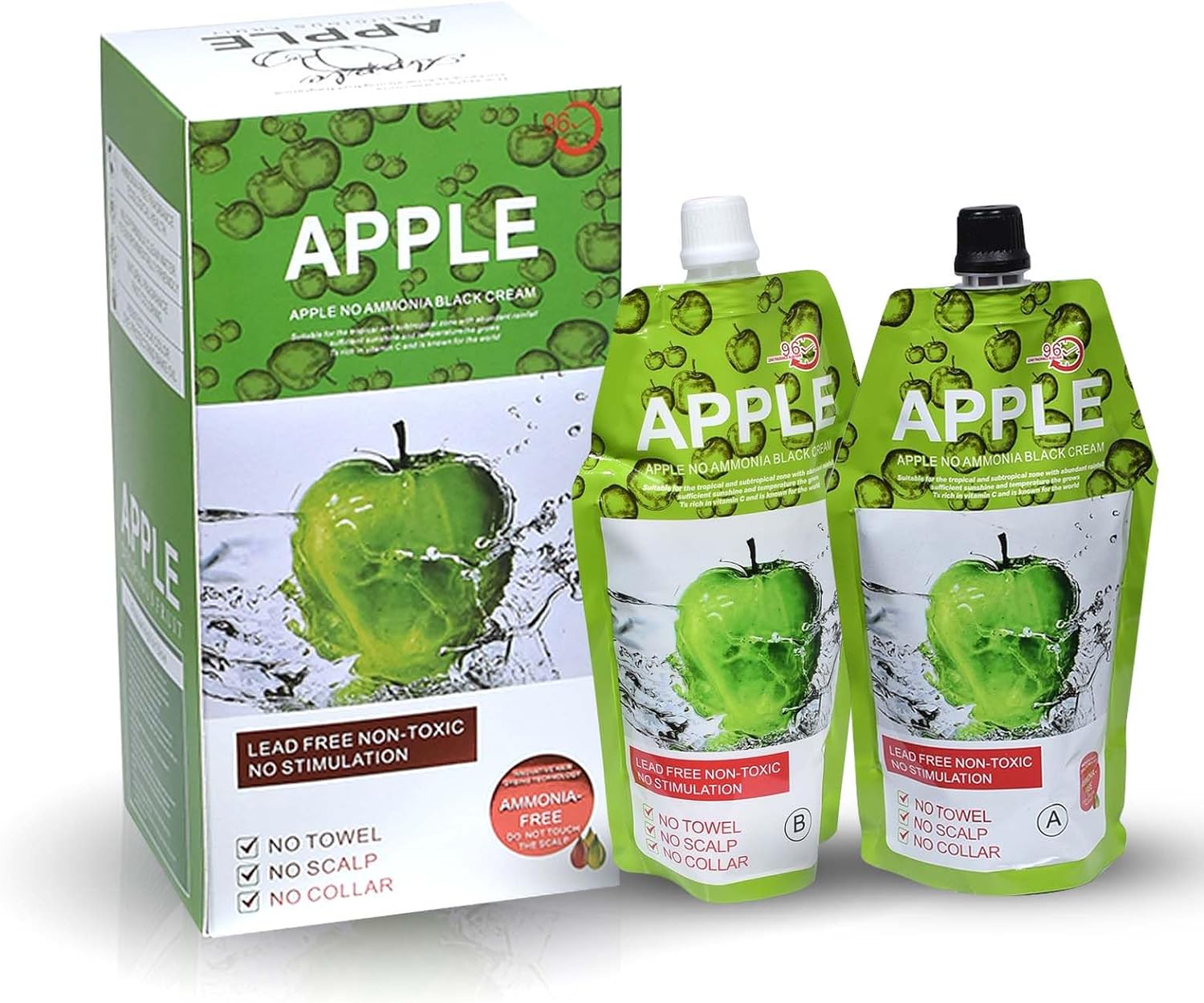 Swift Apple Ammonia-Free Hair Color Cream Natural Black – authentic haircare in Oman