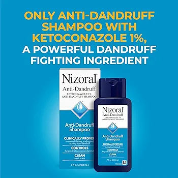 Nizoral Anti-Dandruff Shampoo.