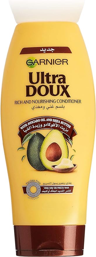 Garnier Ultra Doux Avocado Oil & Shea Butter Conditioner 400ml – authentic haircare in Oman
