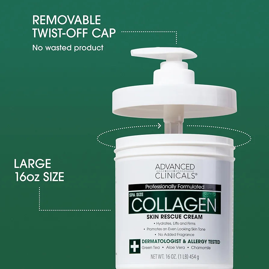 Advanced Clinicals Collagen Advanced Moisturizing Cream