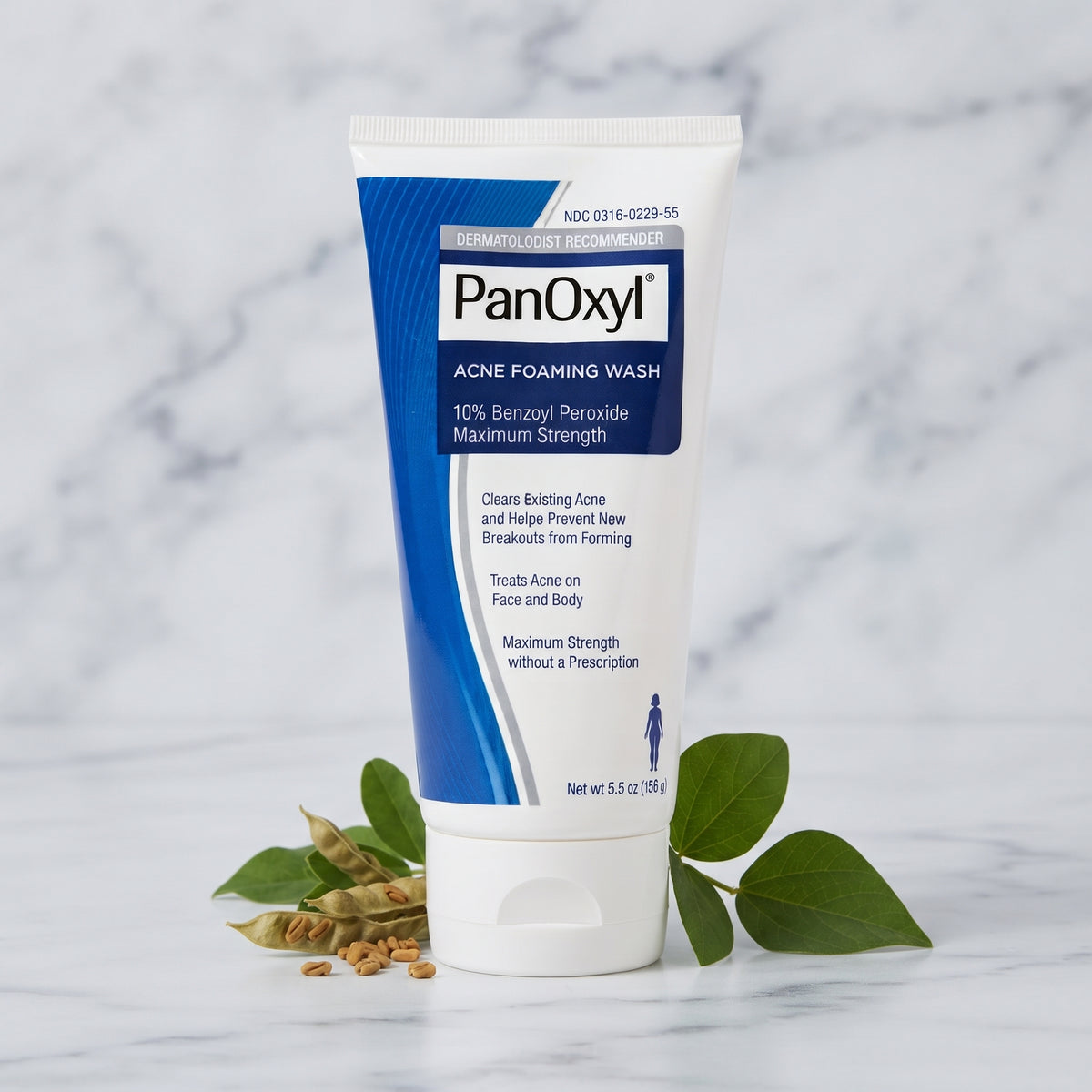 Acne Foaming Wash with 10% Benzoyl Peroxide Maximum Strength – image 2