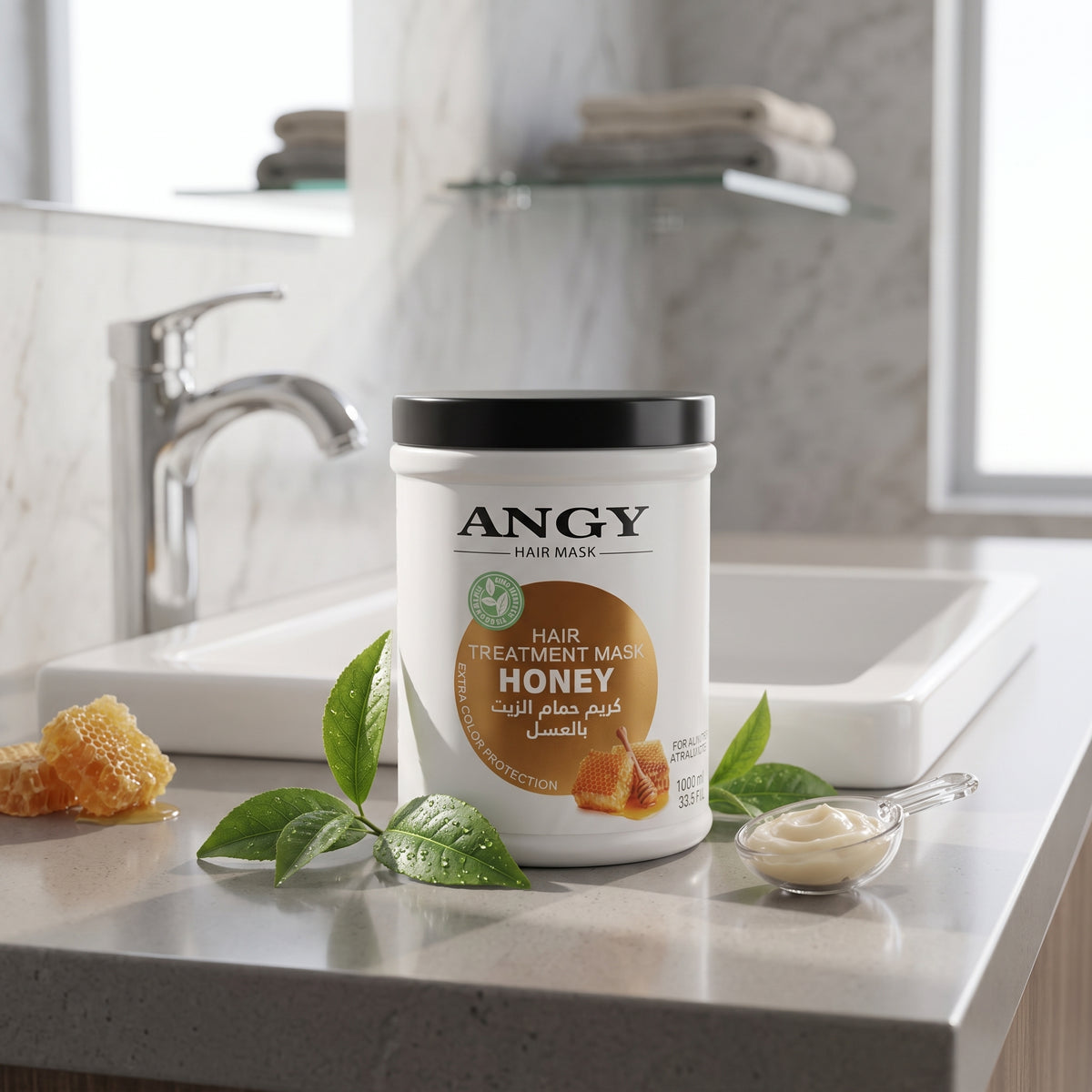 Angie honey bath cream 1000 ml