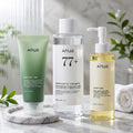 طقم Anua Heartleaf زيت التنظيف والفوم والتونر