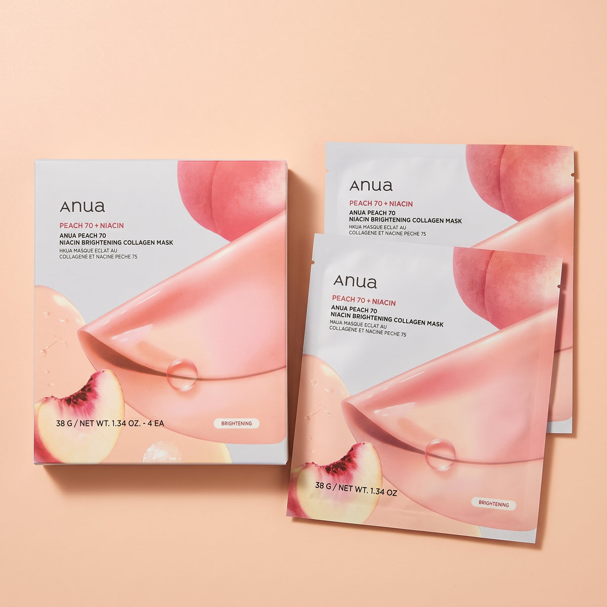 Anua Peach 70 Niacin Brightening Collagen Mask