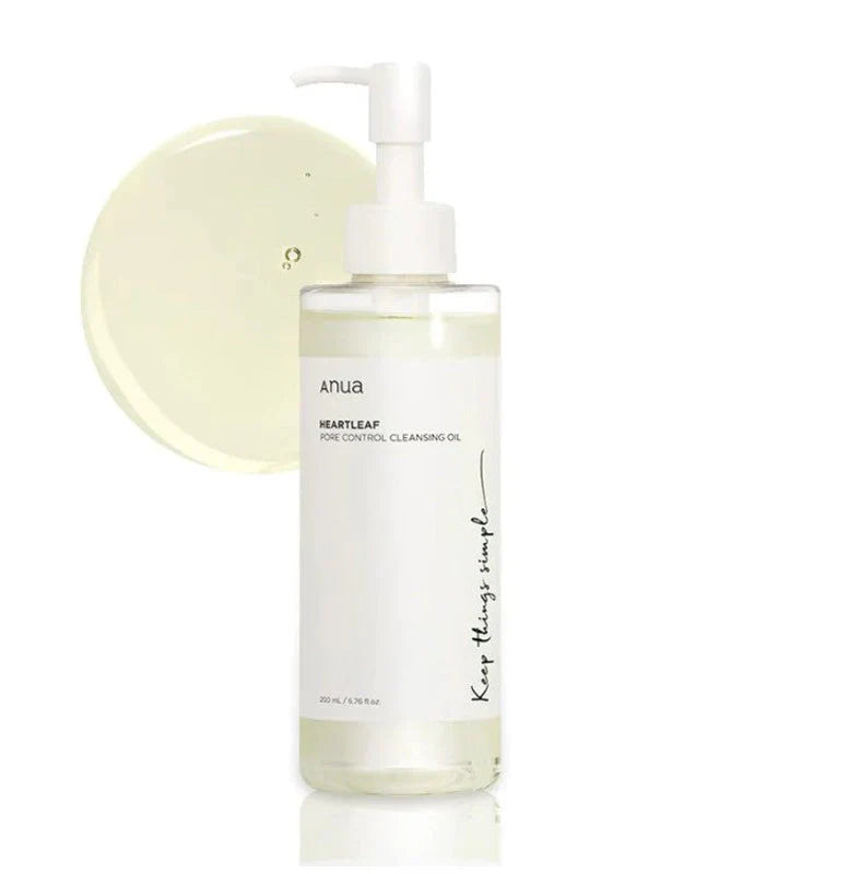 Anua Heartleaf Pore Control Cleansing Oil 200ml – authentic Korean skincare in Oman