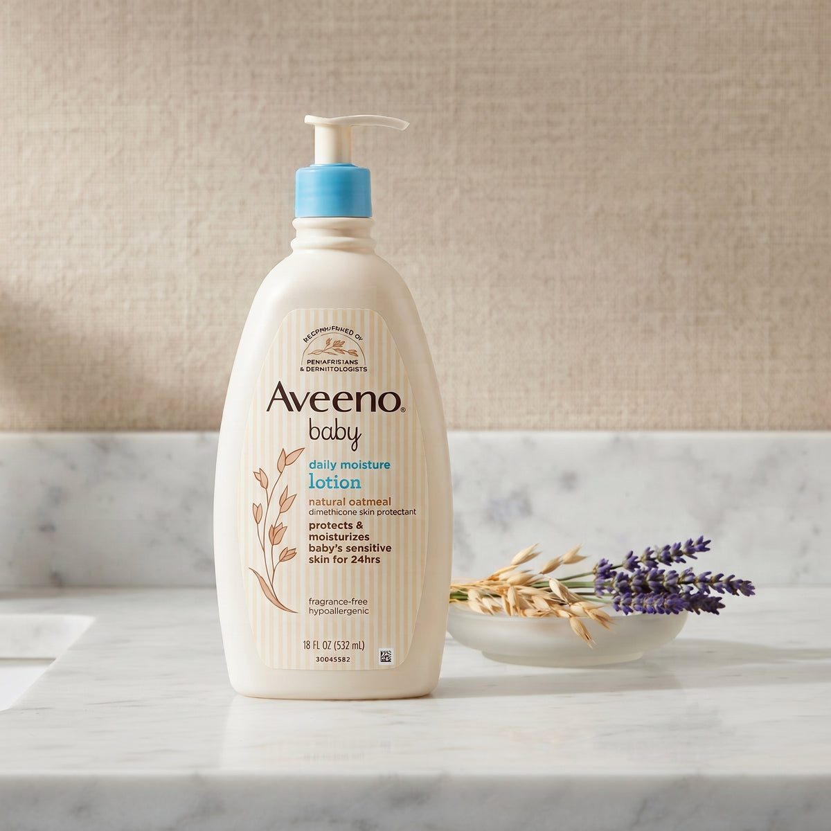 Aveeno Baby Daily Moisture Lotion 12 fl oz – image 3