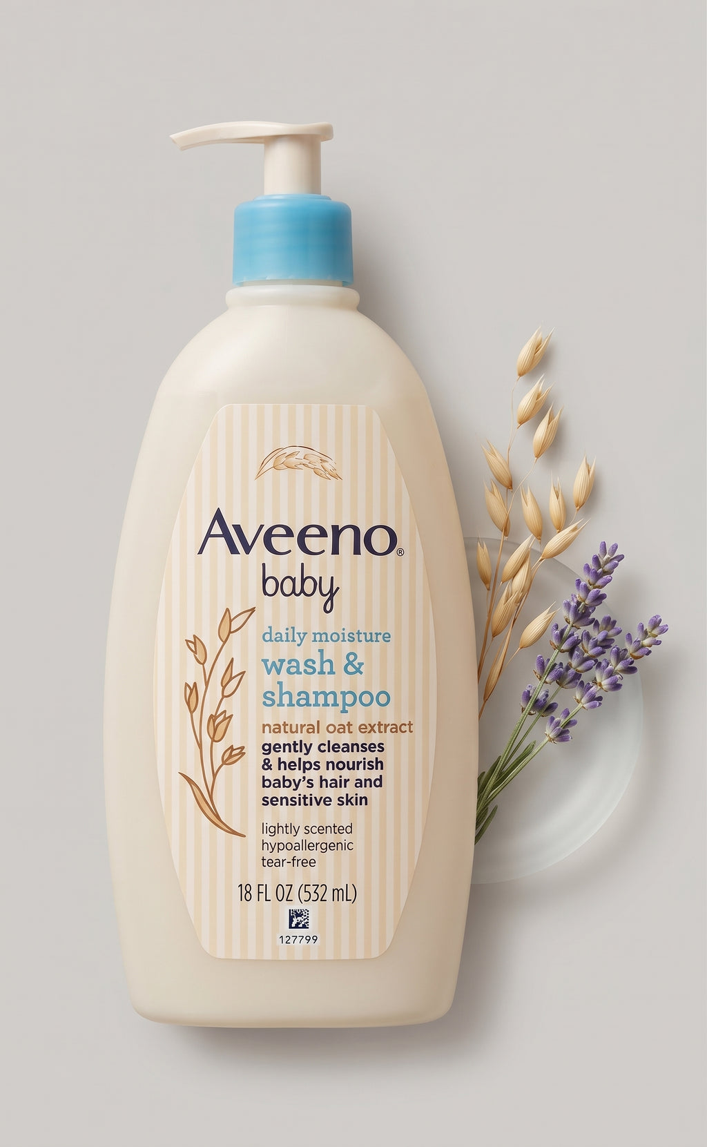 Aveeno Baby Wash & Shampoo 532ml – image 3