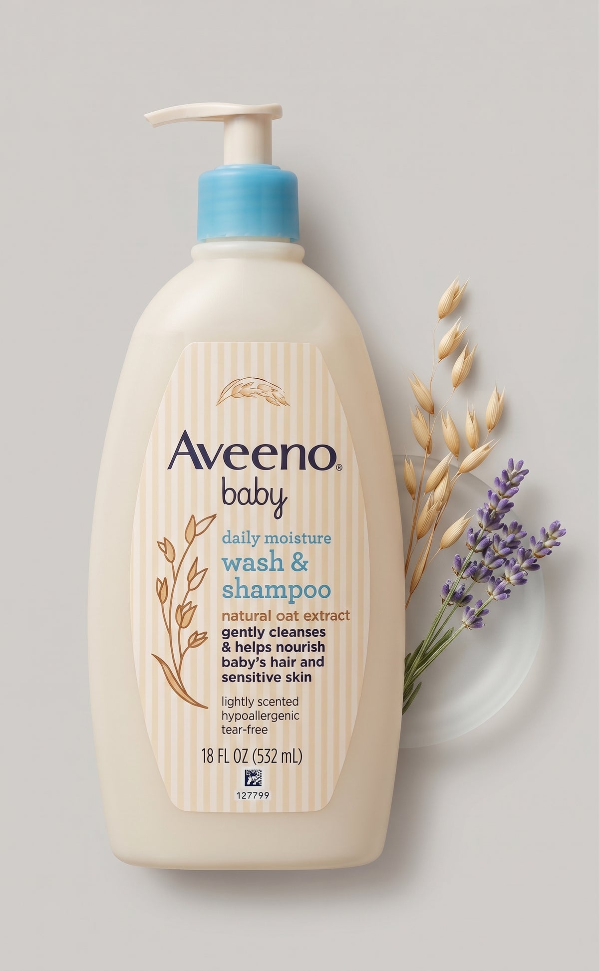 Aveeno Baby Wash & Shampoo 532ml – image 3