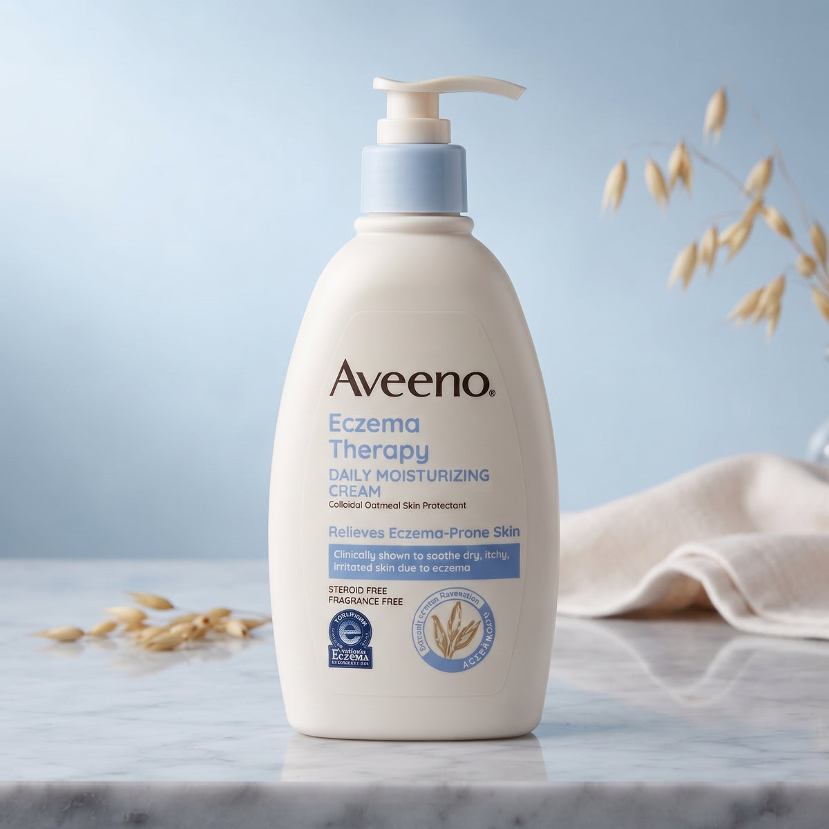 Aveeno Eczema Therapy Daily Moisturizing Cream 12 fl oz