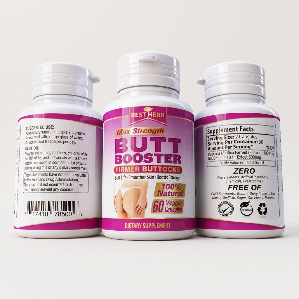 Butt Booster Enlarger Pills – Firming & Lift – image 2