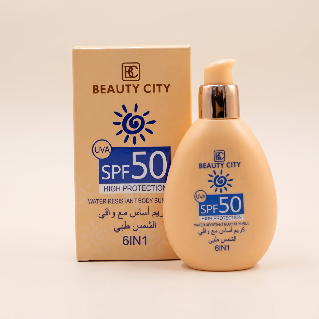 Beauty City 6-in-1 Sun Milk Foundation SPF50