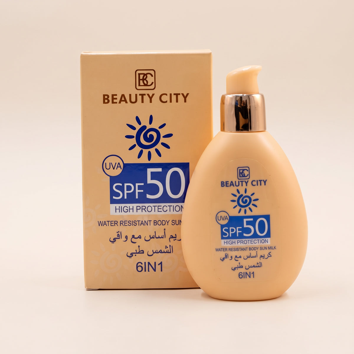 Beauty City 6-in-1 Sun Milk Foundation SPF50