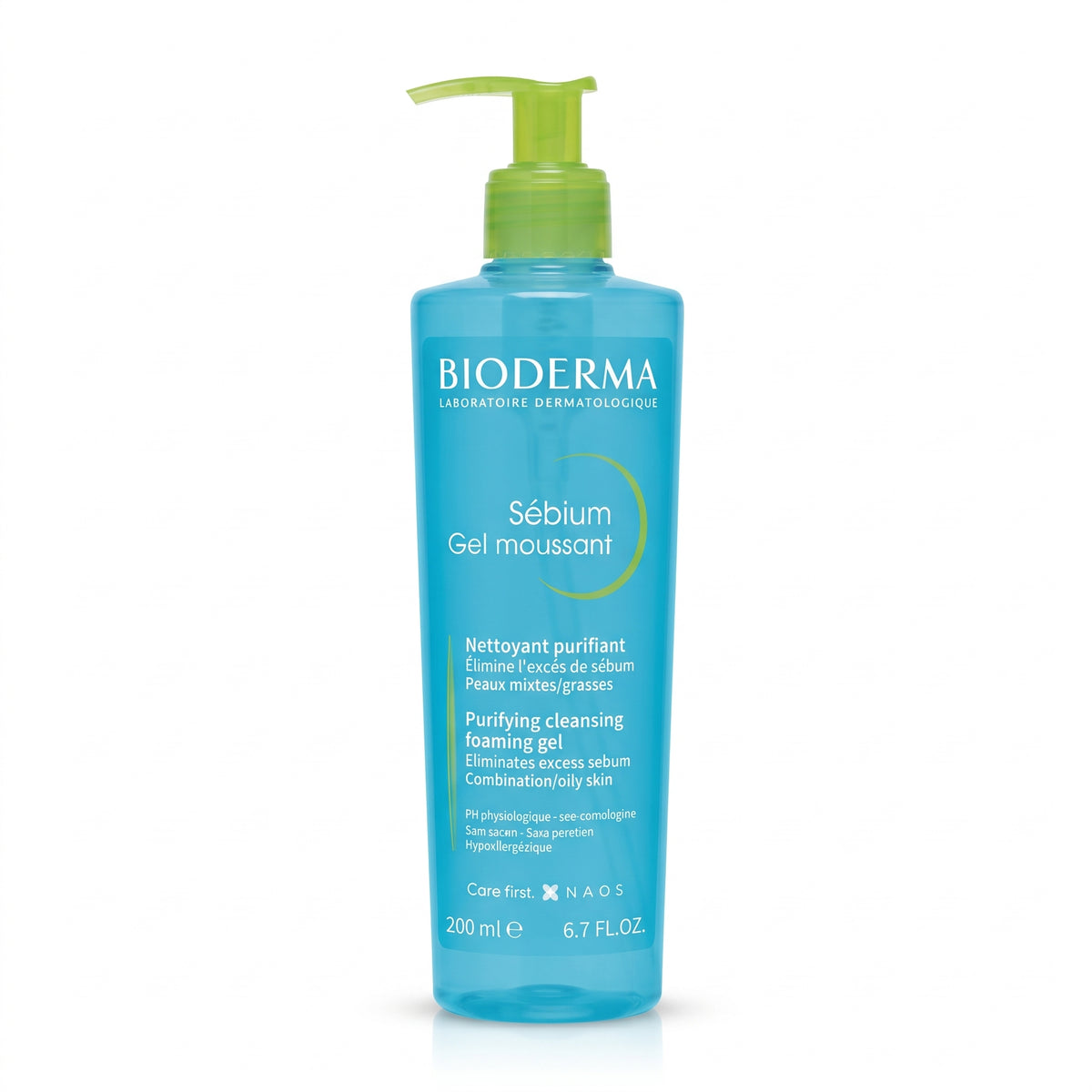 Bioderma Sébium Purifying Foaming Gel 500ml – Face Wash for Oily, Combination Skin