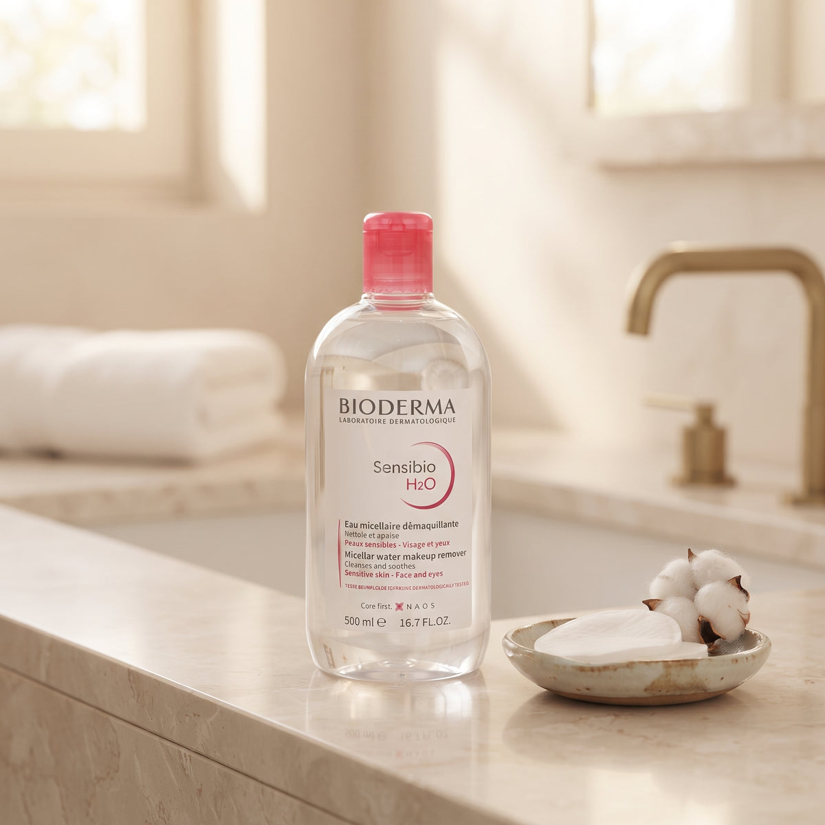 Bioderma Sensibio H2O Micellar Water – Makeup-Removing Cleanser for Sensitive Skin