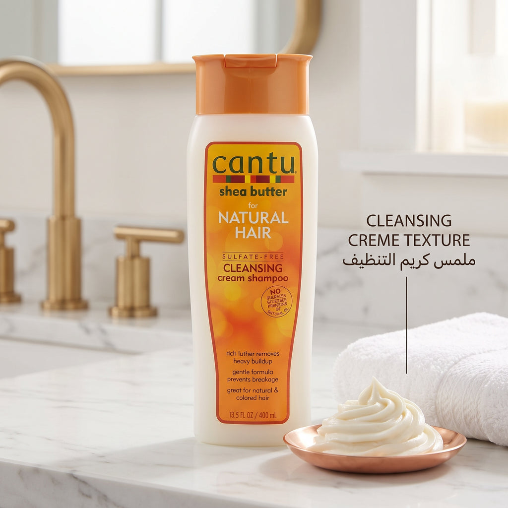 Cantu Shea Butter for Natural Hair Sulfate-Free Cleansing Cream Shampoo