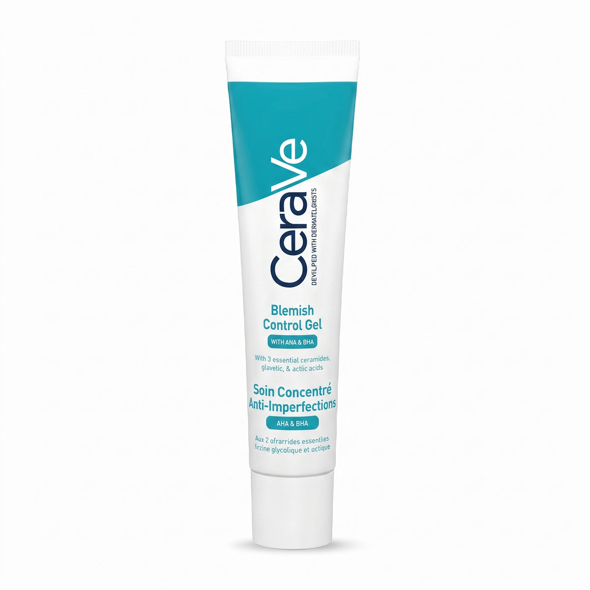 CeraVe Blemish Control Gel Moisturiser – AHA BHA Acne Treatment with Salicylic Acid