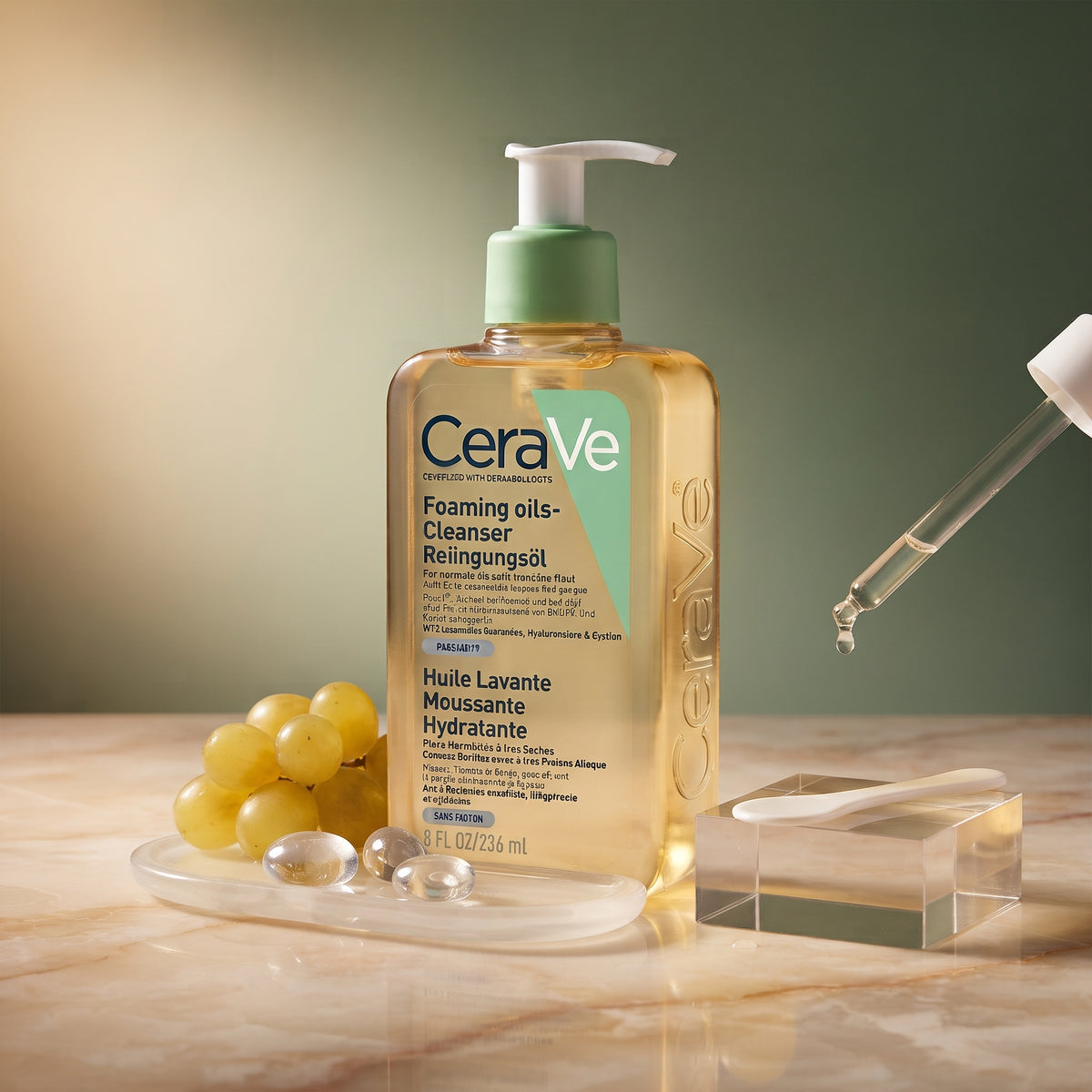 CeraVe Hydrating Foaming Oil Cleanser 473ml – For Dry to Very Dry Skin – image 6
