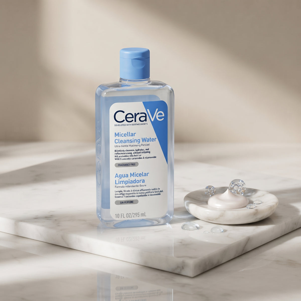 CeraVe Micellar Cleansing Water 295ml – Makeup Remover for Sensitive Skin