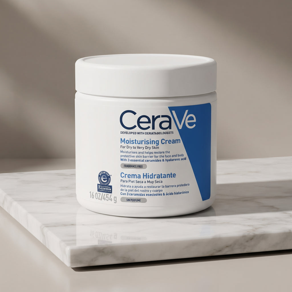 CeraVe Moisturising Cream 454g – Ceramide Face & Body Cream for Dry Skin