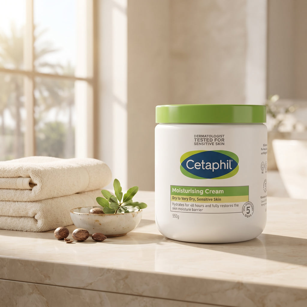Cetaphil Moisturising Cream 550g – Face & Body for Dry, Sensitive Skin