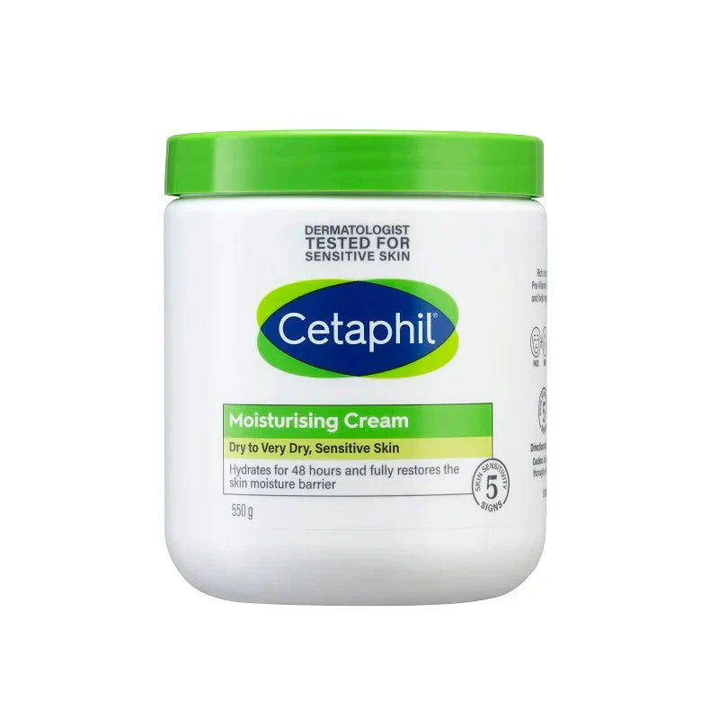 Cetaphil Moisturizing Cream Face & Body Dry Sensitive Skin 550g